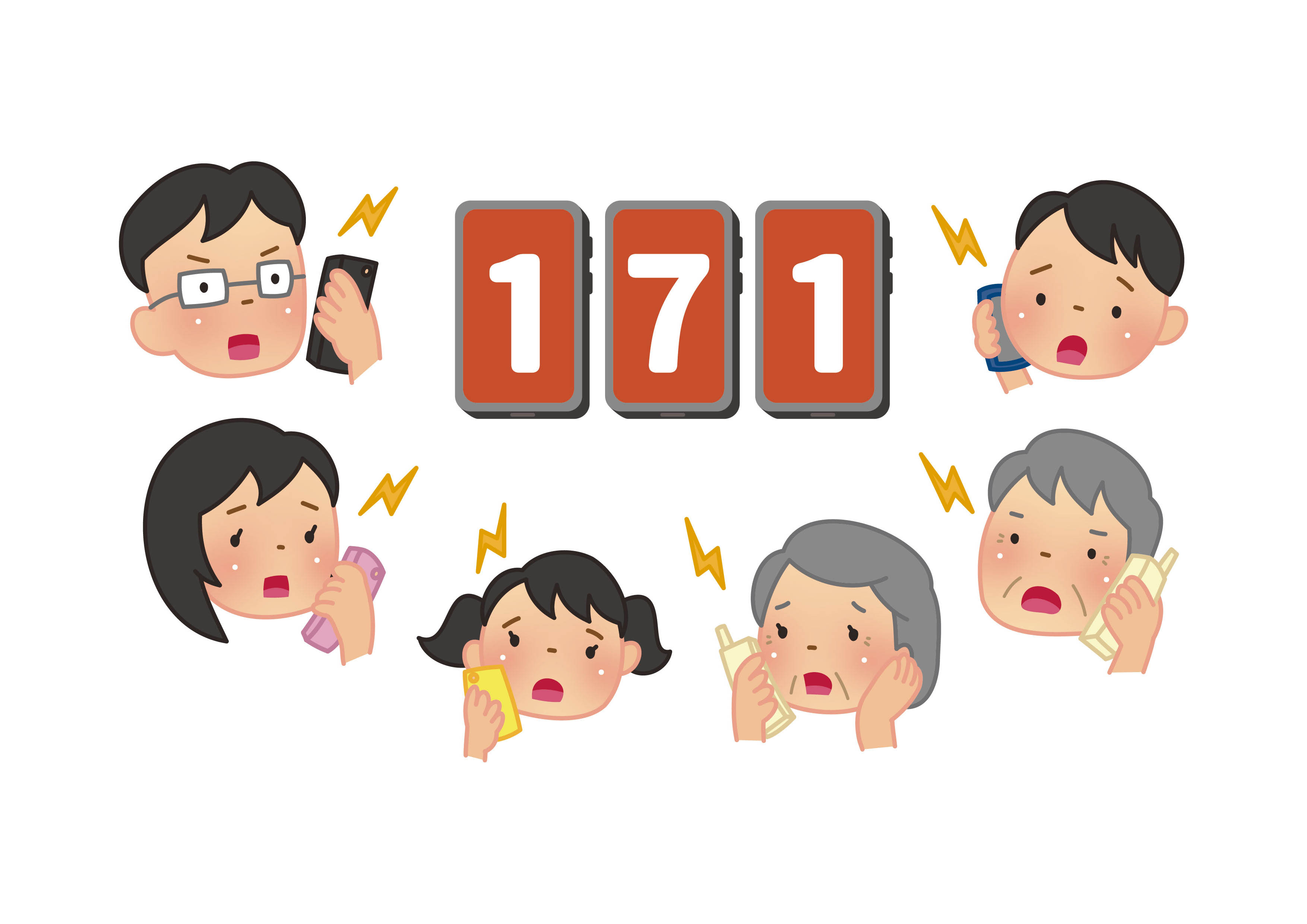 あんじゅネット | 災害用伝言ダイヤル（171）とは